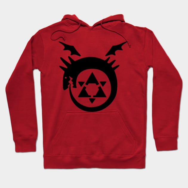 Black Mark Hoodie by DamageTwig